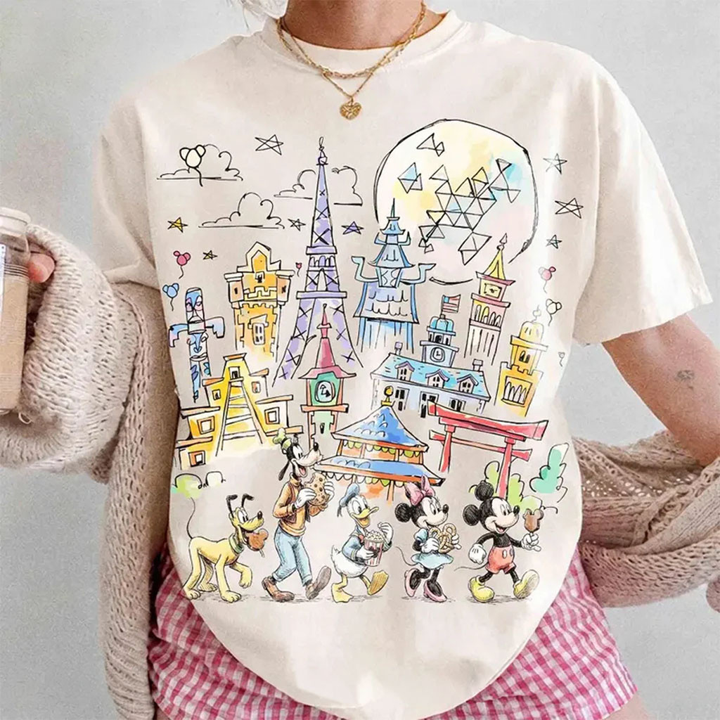 Mickey Friends D Epcot Shirt Epcot World Tour 2026 Merch Best Gift For Sisters - Kdjoy