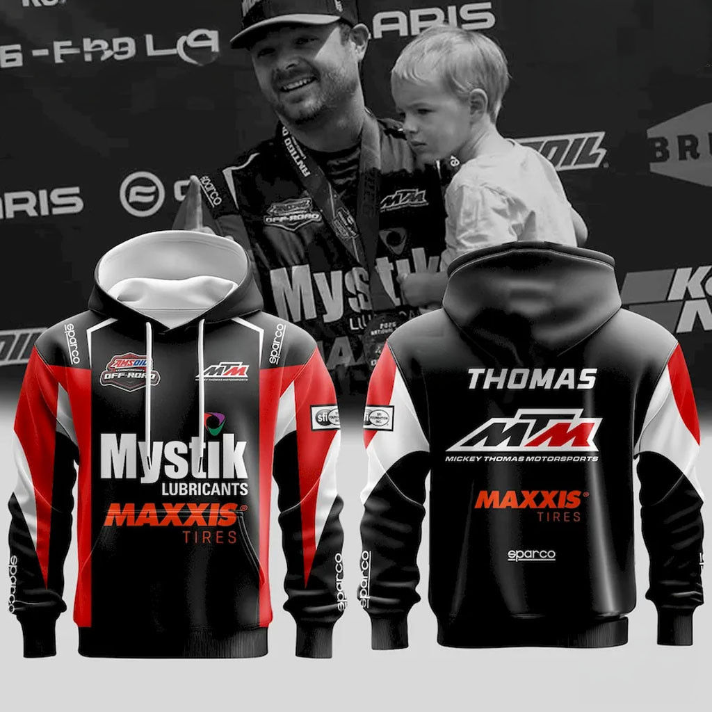 Mickey Thomas Championship Off-Road Hoodie Jersey Mickey Thomas Merch Gift For Racing Fans - Kdjoy