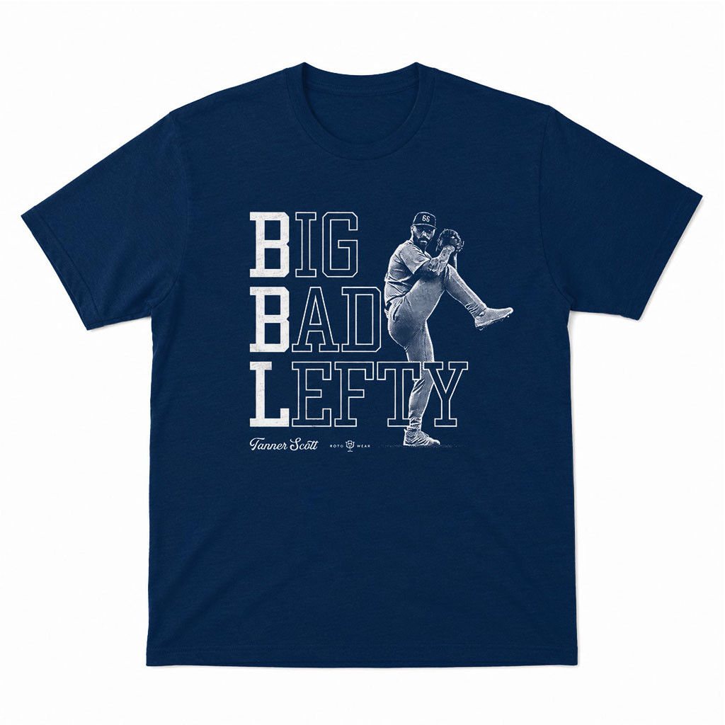 Miguel Rojas Big Bad Lefty Shirt Miguel Rojas Los Angeles Dodgers Merch Gift For Baseball Fans - Kdjoy Miguel Rojas Big Bad Lefty Shirt Miguel Rojas Los Angeles Dodgers Merch Gift For Baseball Fans - Kdjoy
