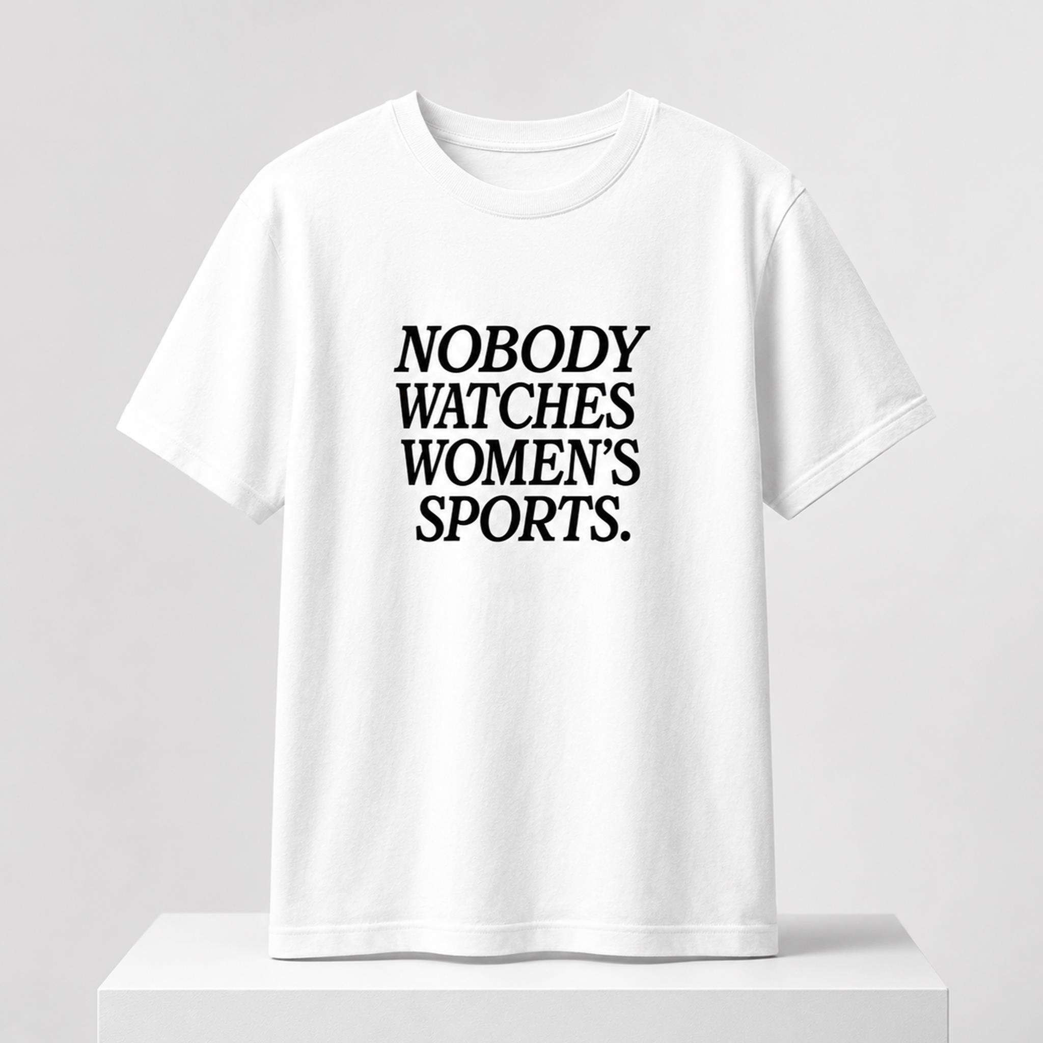 Mike McDaniel Nobody Watches Women's Sports Shirt Gifts Ideas For Husband - Kdjoy