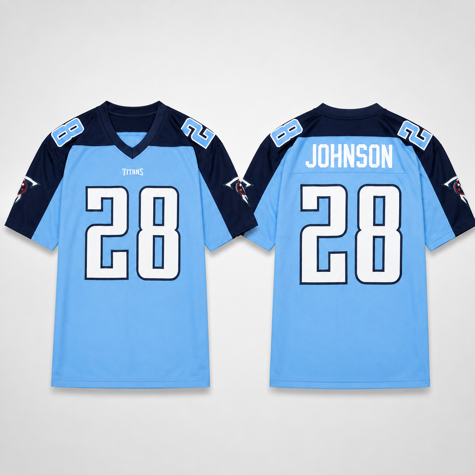 Mike Tomlin Chris Johnson Titans Jersey 2026 Tennessee Titans Merch Gift For Sports Fans - Kdjoy