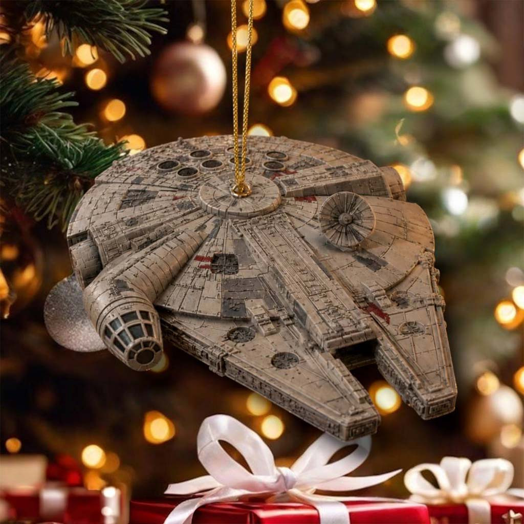 Millennium Falcon Galactic Legend Christmas Ornament Holiday Home Decor Xmas Gift Ideas - Kdjoy Millennium Falcon Galactic Legend Christmas Ornament Holiday Home Decor Xmas Gift Ideas - Kdjoy