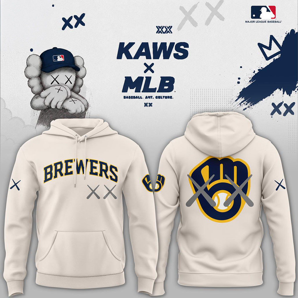 Milwaukee Brewers X Kaws 2026 Hoodie Brewers Merch Presents For Baseball Lovers - Kdjoy