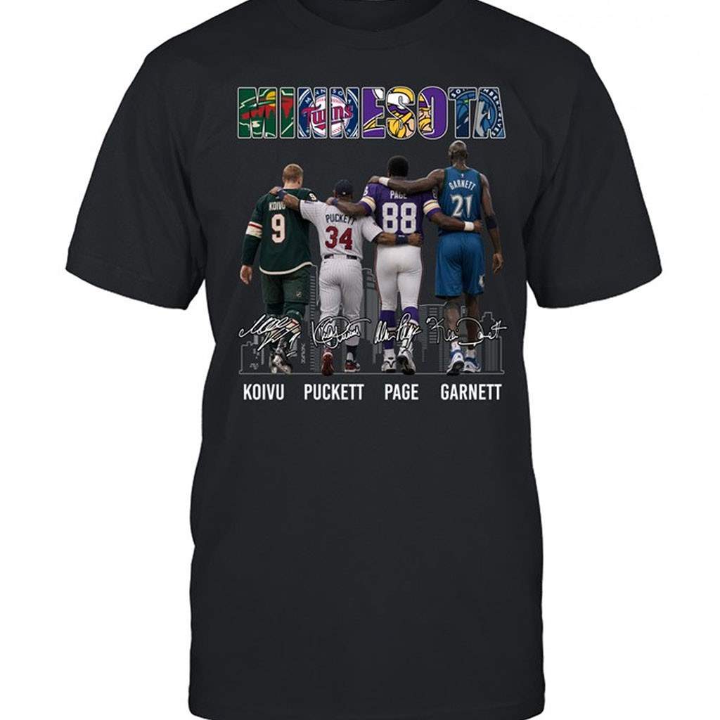 Minnesota Champions Legends T-Shirt Minnesota Sports Fans Championship Tribute Clothing - Kdjoy