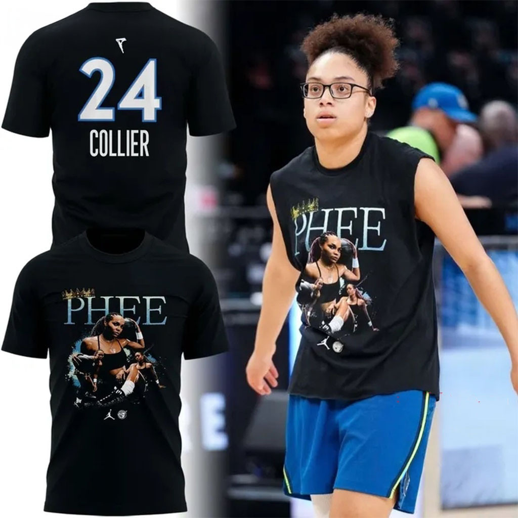 Minnesota Lynx Queen Phee 2026 T-Shirt #24 Collier Shirt MN Lynx Merch Basketball Fan Gifts Minnesota Lynx Queen Phee 2026 T-Shirt #24 Collier Shirt MN Lynx Merch Basketball Fan Gifts