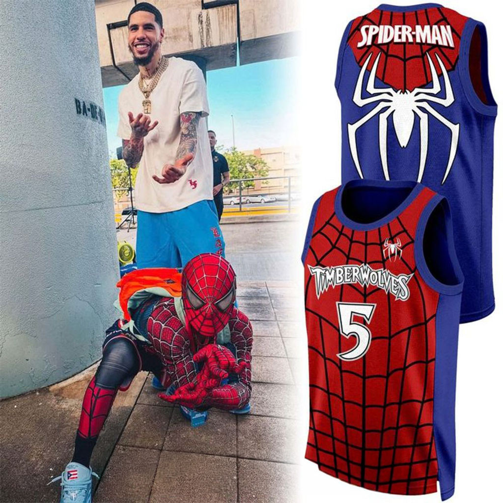Minnesota Timberwolves X Spider-Man Brand New Day 2026 Basketball Jersey Timberwolves Merch - Kdjoy Minnesota Timberwolves X Spider-Man Brand New Day 2026 Basketball Jersey Timberwolves Merch - Kdjoy