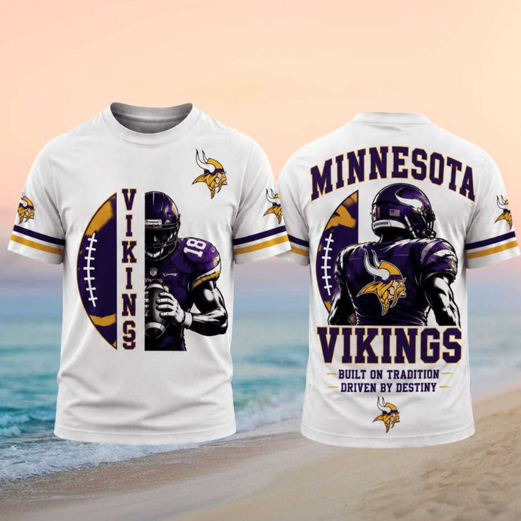 Minnesota Vikings Football Team Driven By Destiny Shirt MN Vikings Merch Gift For Game Day - Kdjoy