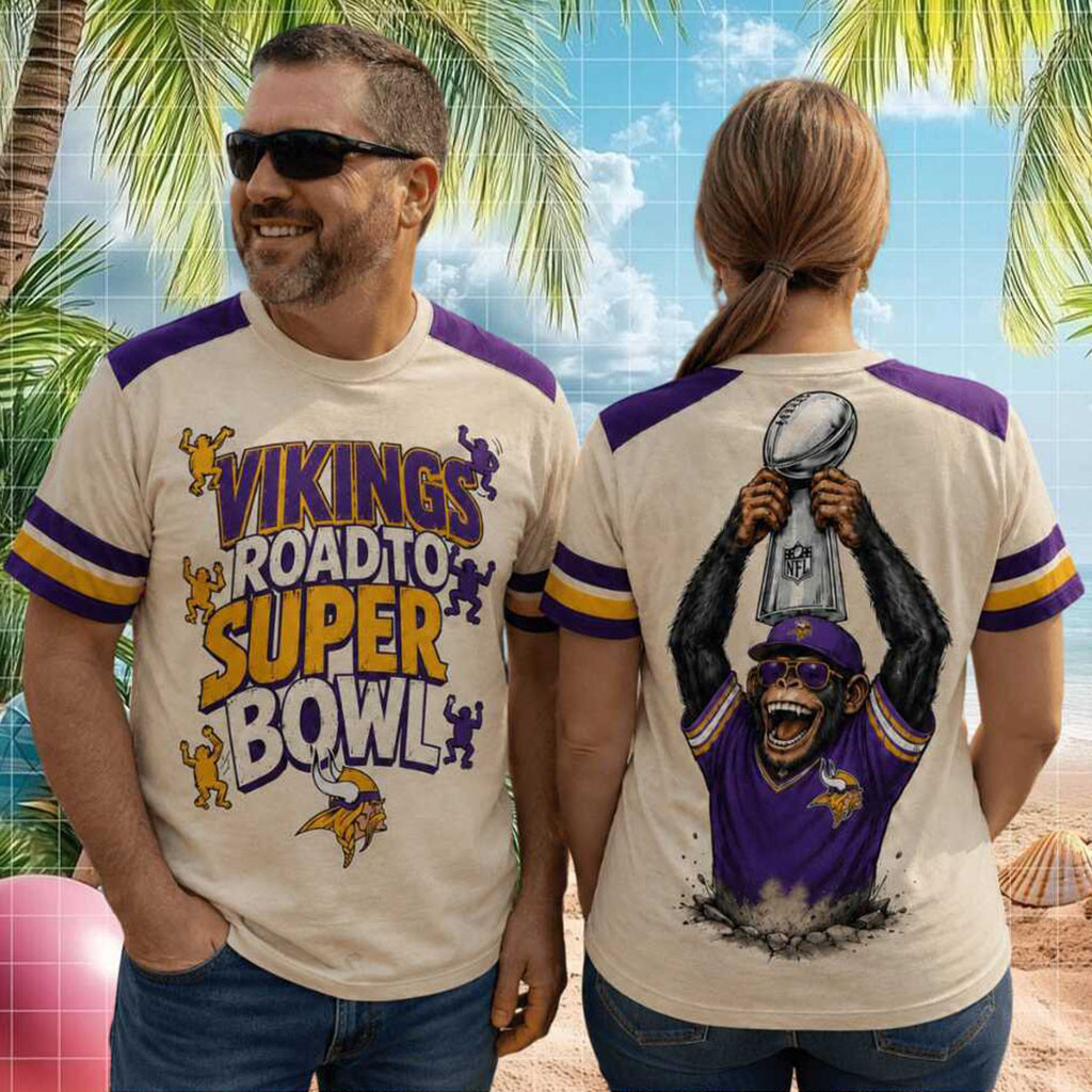 Minnesota Vikings Mascot Road To Super Bowl Shirt MN Vikings Merch Present For Football Fan - Kdjoy Minnesota Vikings Mascot Road To Super Bowl Shirt MN Vikings Merch Present For Football Fan - Kdjoy