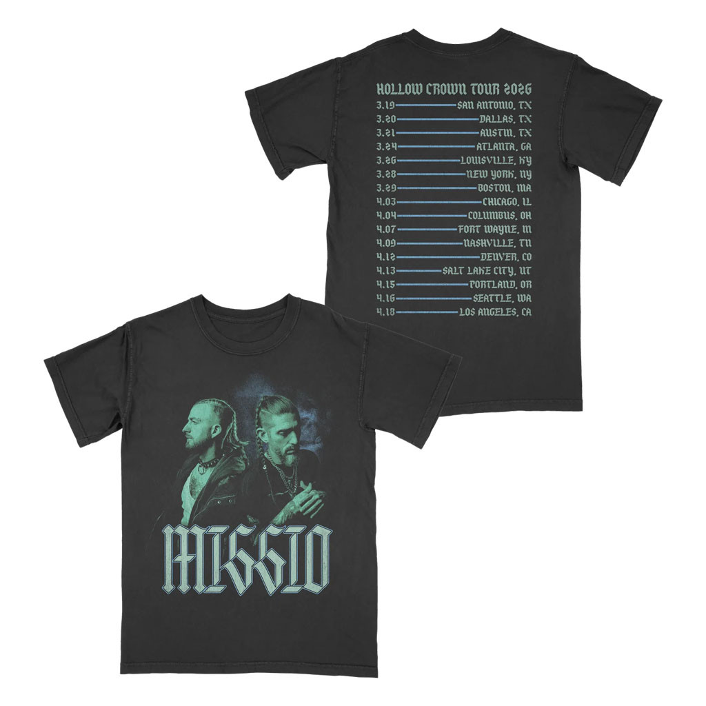 Missio Merch 2026 Hollow Crown Tour T-Shirt Best Gift For EDM Fans - Kdjoy