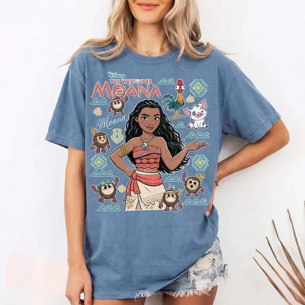 Moana The Wayfinder T-Shirt D Princess Shirt Birthday Gifts For Sisters - Kdjoy