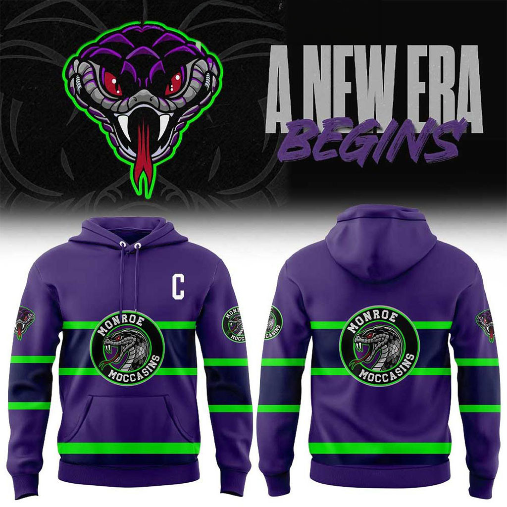 Monroe Moccasins A New Era Begins 2026 Hockey Jersey Moccasins Merch Gift For Hockey Fans Monroe Moccasins A New Era Begins 2026 Hockey Jersey Moccasins Merch Gift For Hockey Fans