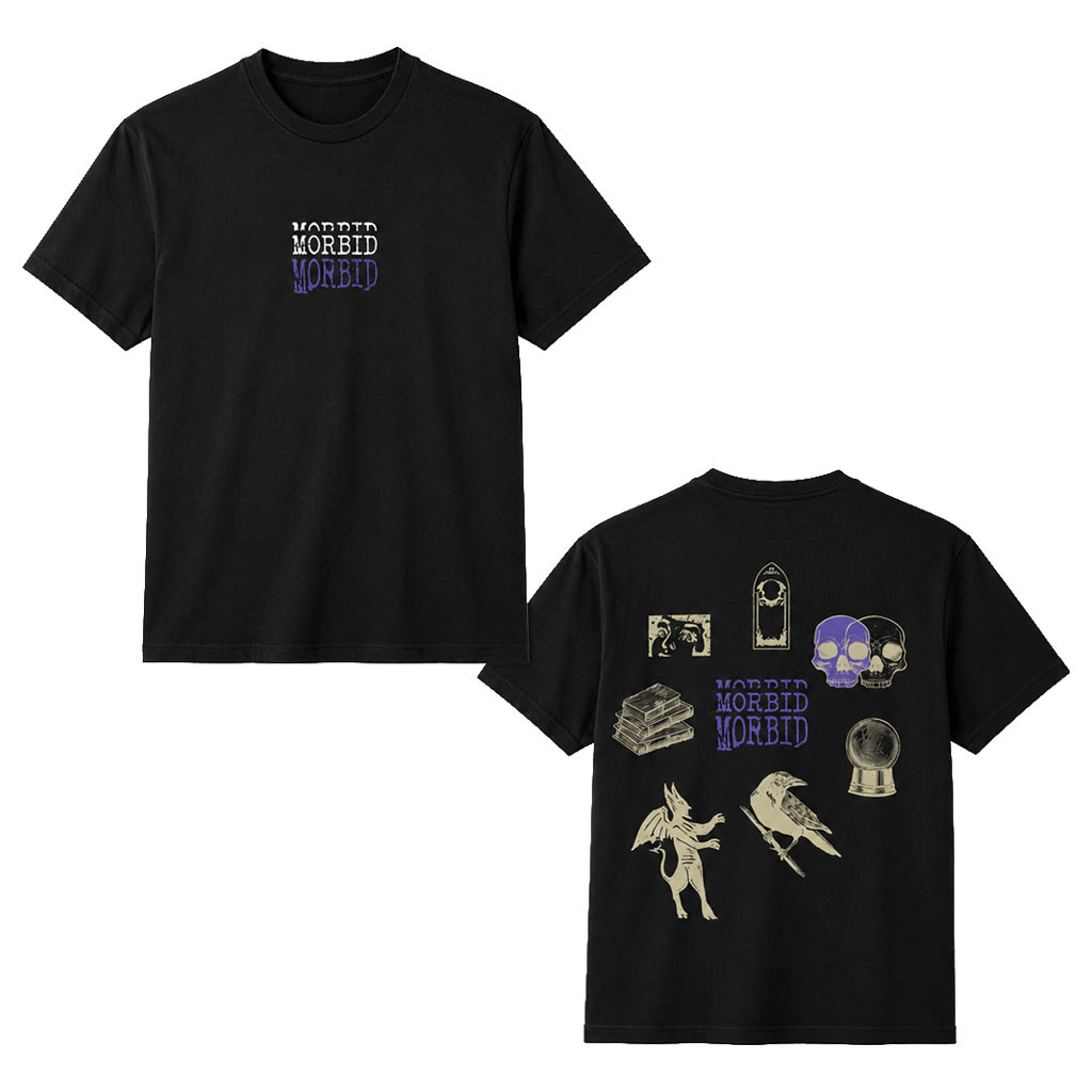 Morbid Podcast Merch 2026 Triple Morbid Stacked T-Shirt Halloween Gift For Podcast Lovers - Kdjoy