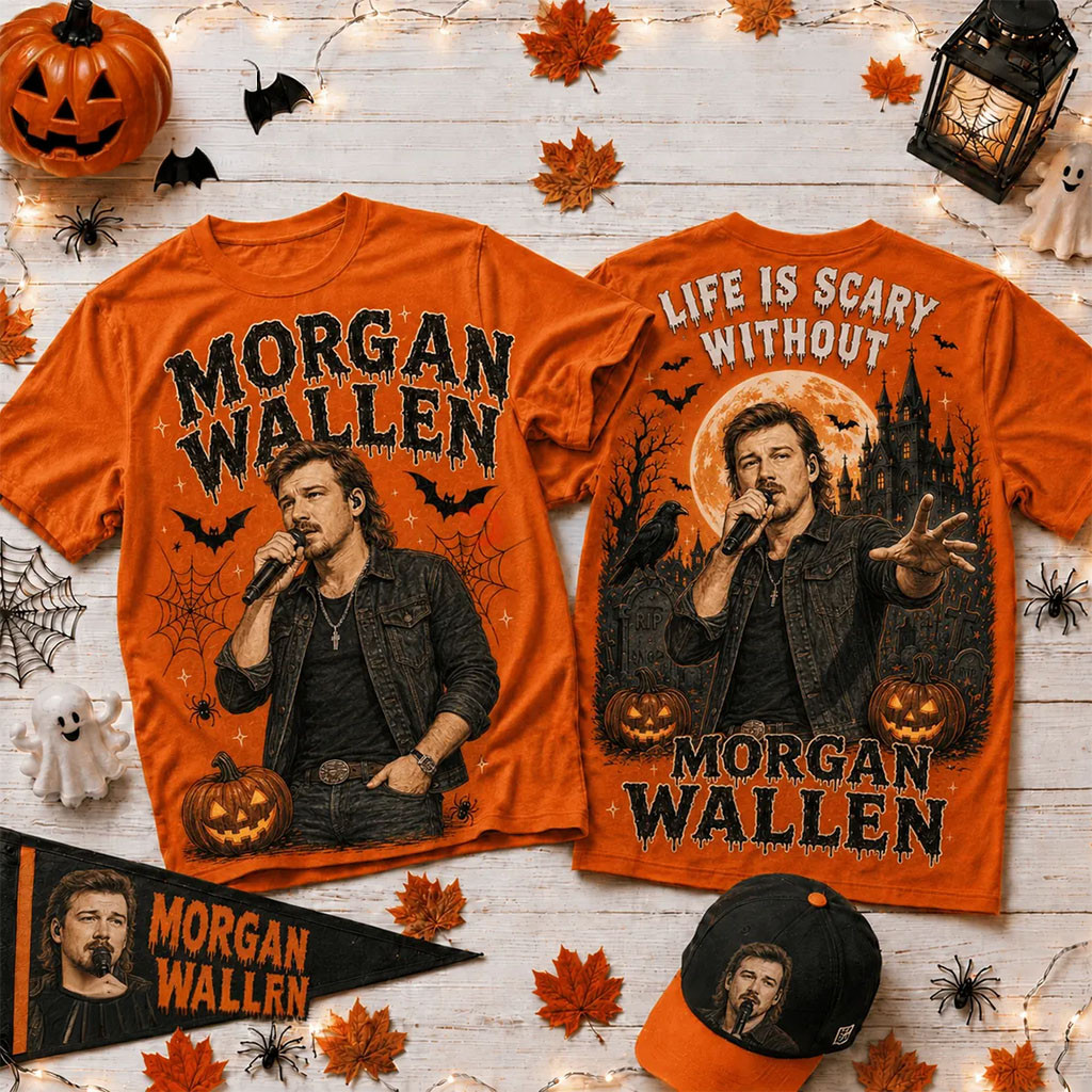 Morgan Wallen Spooky Season T-Shirt 2026 Halloween Outfits Morgan Wallen Merch Gift For Fans - Kdjoy Morgan Wallen Spooky Season T-Shirt 2026 Halloween Outfits Morgan Wallen Merch Gift For Fans - Kdjoy