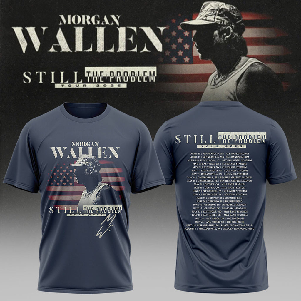 Morgan Wallen Still The Problem Tour 2026 T-Shirt Morgan Wallen Concert Merch Music Fan Gear