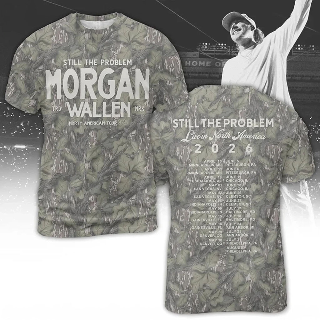 Morgan Wallen Tour Merch MW Still The Problem Tour 2026 Camo T-Shirt Gift For Music Lover - Kdjoy Morgan Wallen Tour Merch MW Still The Problem Tour 2026 Camo T-Shirt Gift For Music Lover - Kdjoy