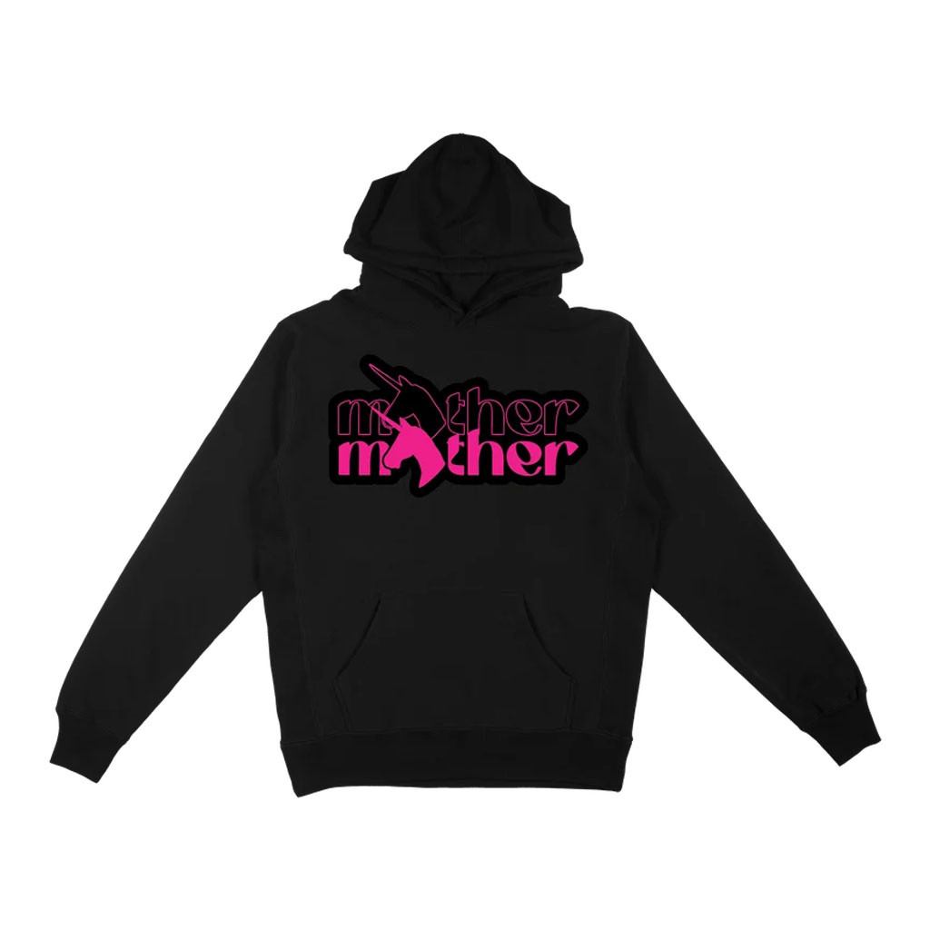 Mother Mother Merch 2026 Unicorn Logo Hoodie Black Mother Mother Hoodie Gift For Rock Fans - Kdjoy