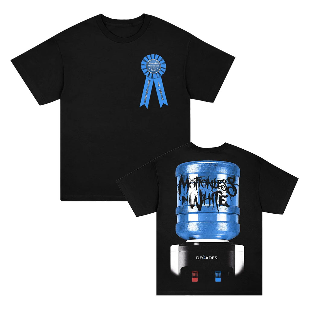 Motionless In White Merch 2026 Coworker Music Band Of The Year T-Shirt Black MIW Merchandise - Kdjoy