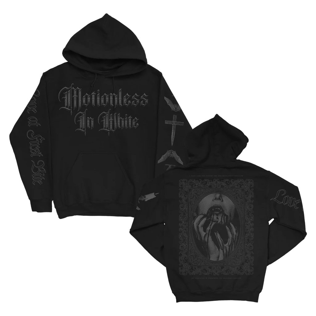 Motionless In White Merch 2026 Vampyr Hoodie Black MIW Merch Gift For Band Fans - Kdjoy