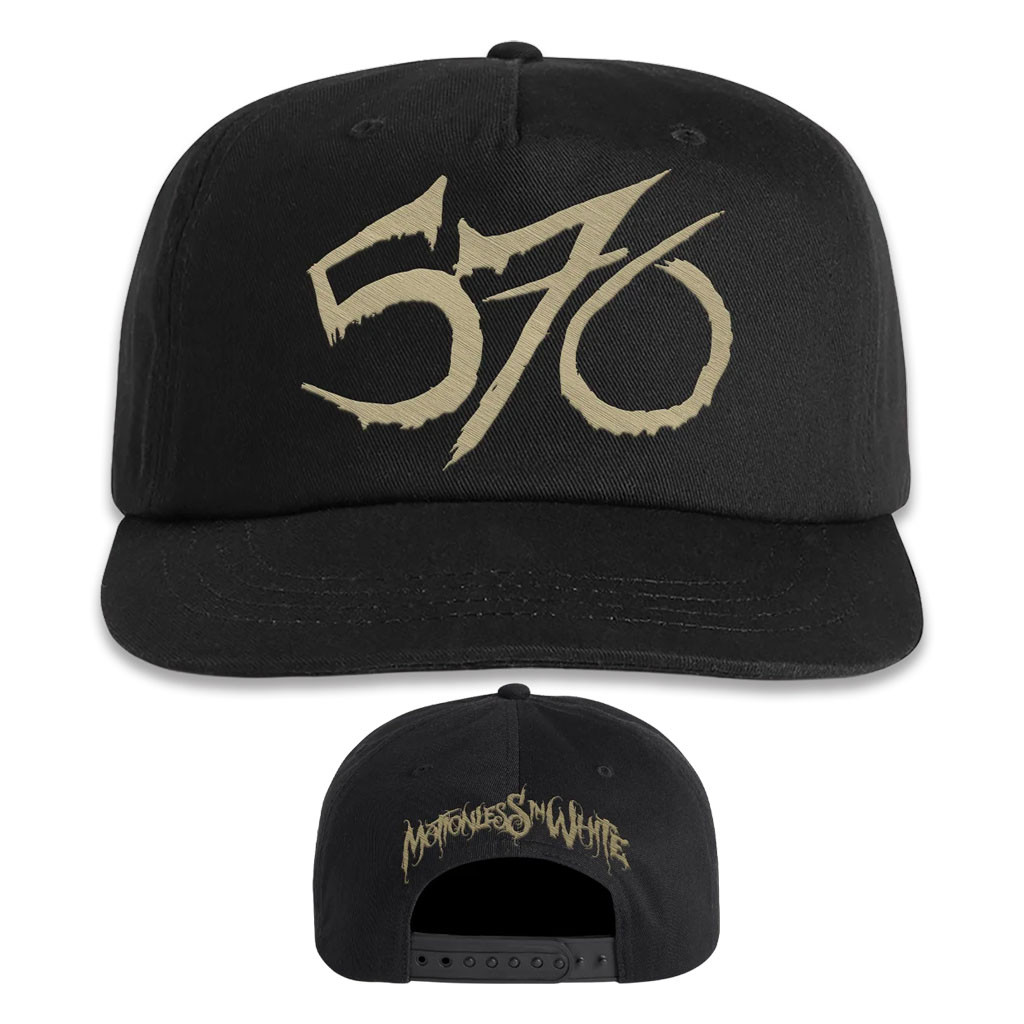 Motionless In White Merch 570 Snapback Hat Embroidered Black MIW Merch 2026 Gift For Band Fans - Kdjoy