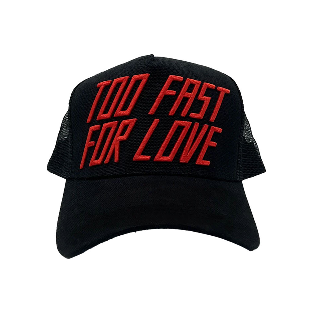 Motley Crue Merch 2026 Too Fast For Love Trucker Hat Embroidered Birthday Gift For Him