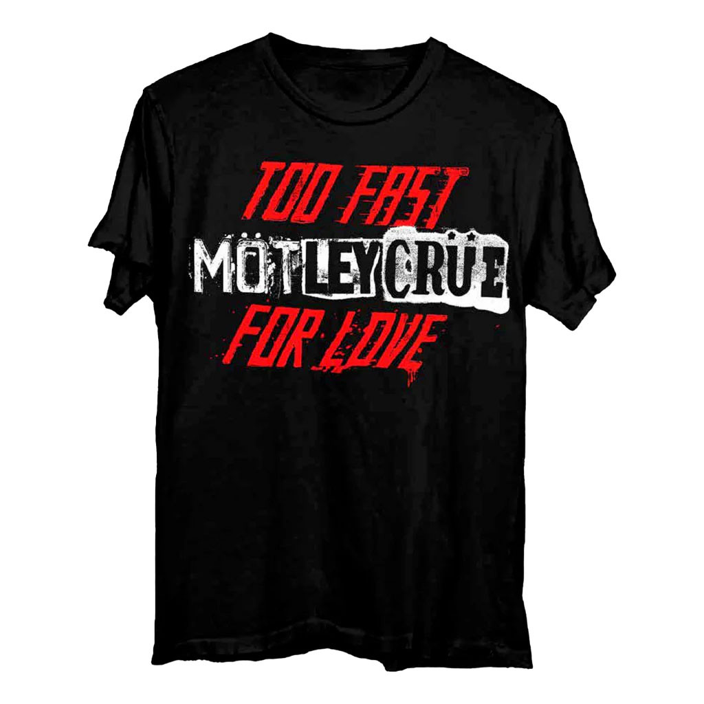Motley Crue Merch 45th Anniversary Too Fast For Love T-Shirt 2026 Gift For Heavy Metal Band Fan