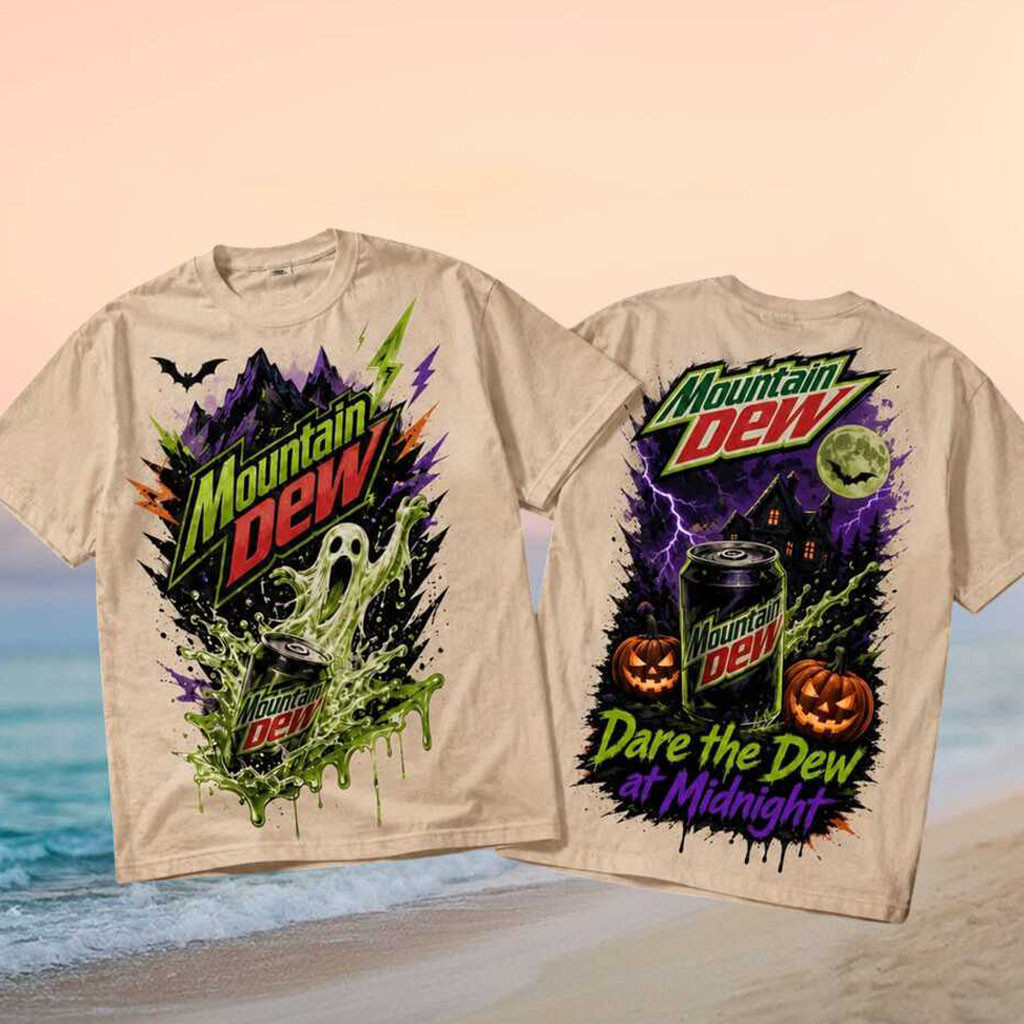 Mountain Dew Dare The Dew At Midnight Halloween Shirt Mountain Dew T-Shirt Halloween Gifts - Kdjoy
