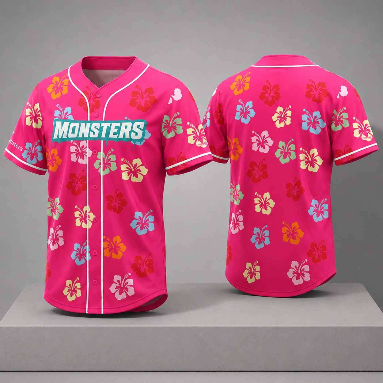 Mud Monsters Breast Cancer Awareness Night Jersey 2026 Mississippi Mud Monsters Merch Fan Gear - Kdjoy