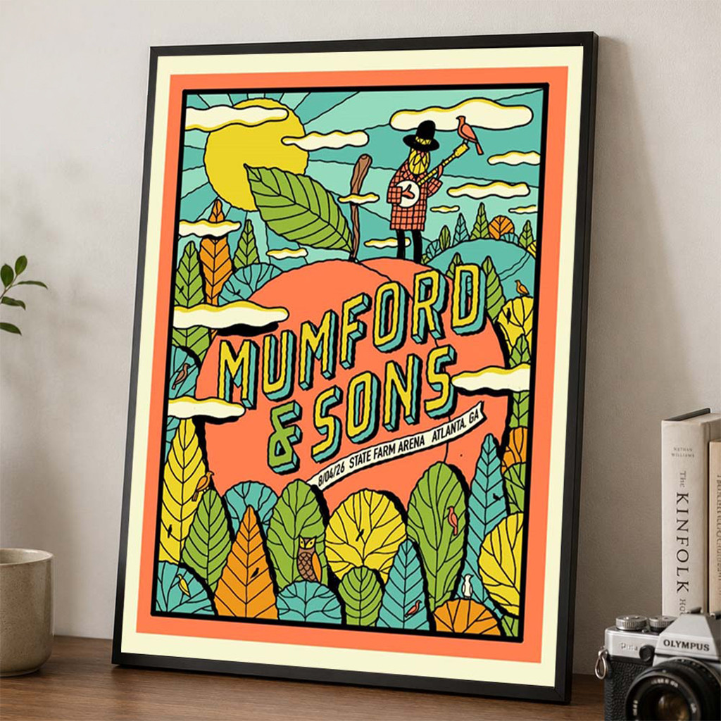 Mumford And Sons Atlanta Georgia 2026 Event Poster Mumford And Sons Merch Rock Fan Gifts - Kdjoy Mumford And Sons Atlanta Georgia 2026 Event Poster Mumford And Sons Merch Rock Fan Gifts - Kdjoy