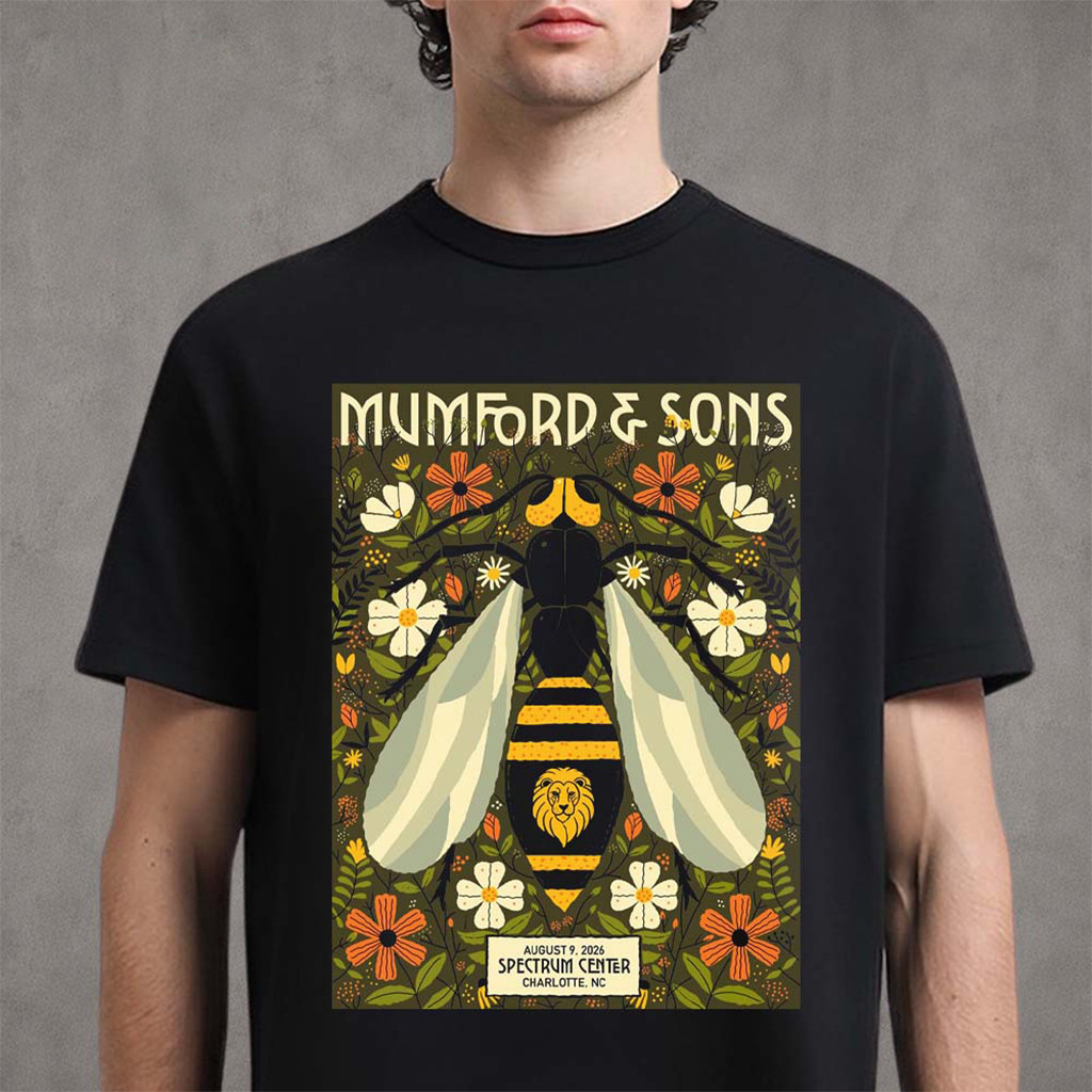 Mumford And Sons Charlotte NC 2026 Event T-Shirt Mumford And Sons Merch Gifts For Rock Fan Mumford And Sons Charlotte NC 2026 Event T-Shirt Mumford And Sons Merch Gifts For Rock Fan