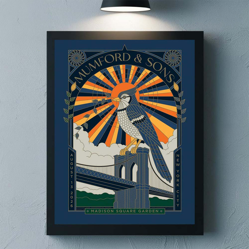 Mumford And Sons Merch New York City 2026 Night 3 Event Poster Wall Art Decor - Kdjoy Mumford And Sons Merch New York City 2026 Night 3 Event Poster Wall Art Decor - Kdjoy