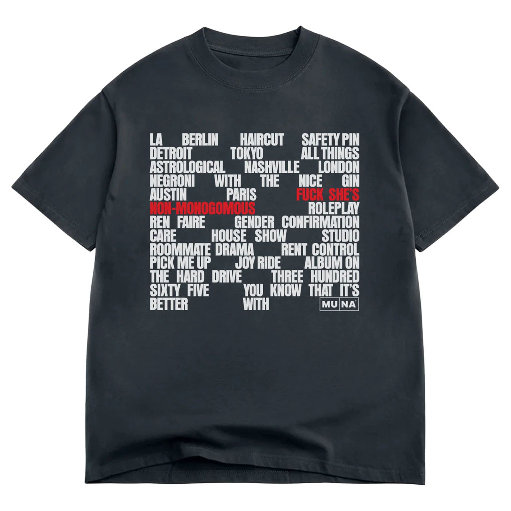 Muna Merch 2026 ESG T-Shirt Muna Tour Merch Best Gift For Pop Band Fans - Kdjoy