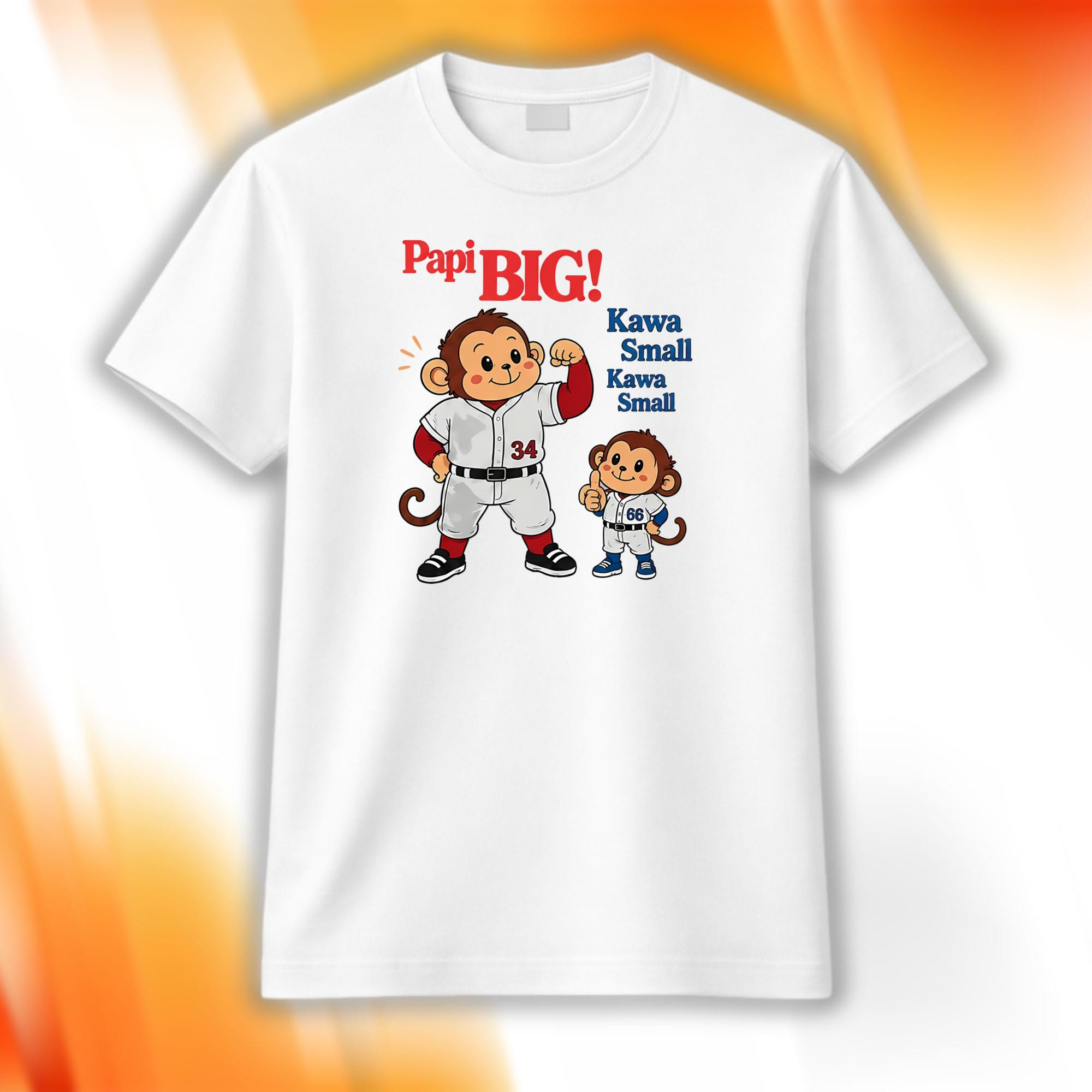 Munenori Kawasaki Papi Big Kawa Small Shirt Playful Tee Gift Ideas For Baseball Fans - Kdjoy