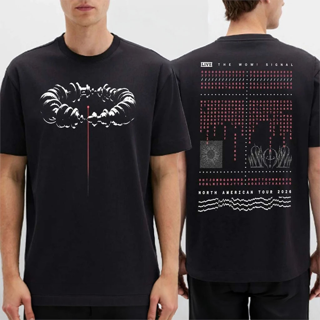 Muse Band Live The Wow Signal North America Tour 2026 T-Shirt Muse Band Merch Gift For Fans - Kdjoy