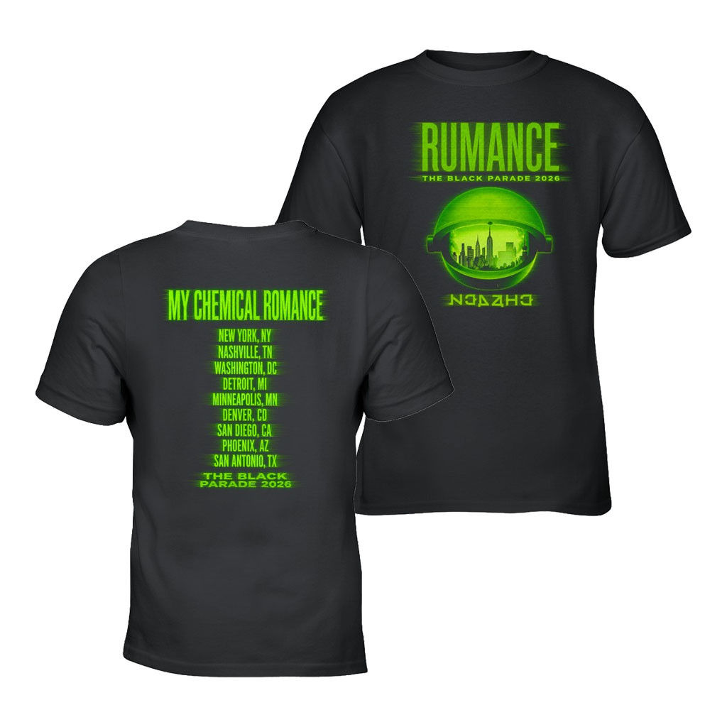 My Chemical Romance Merch MCR The Black Parade Aug 9 2026 Citi Field New York City T-Shirt - Kdjoy