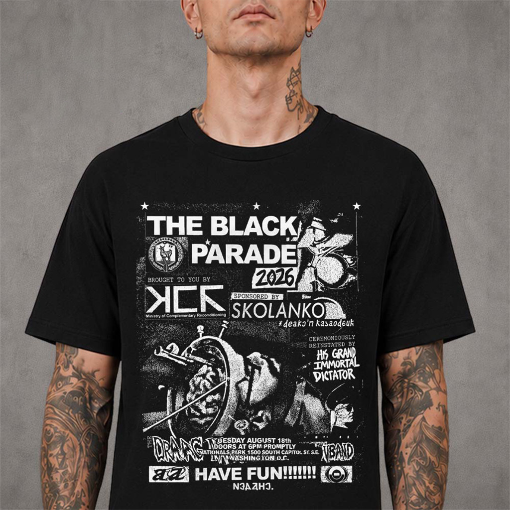 My Chemical Romance Merch Washington DC 2026 T-Shirt Gifts For Music Lovers - Kdjoy