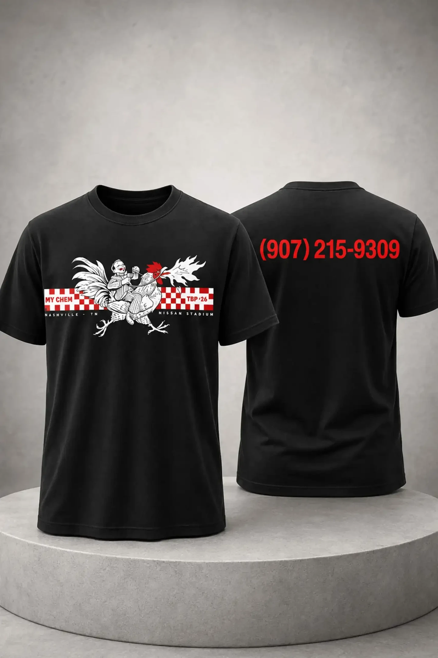 My Chemical Romance Nashville 2026 Hot Chicken Concert Shirt My Chemical Romance Merch - Kdjoy