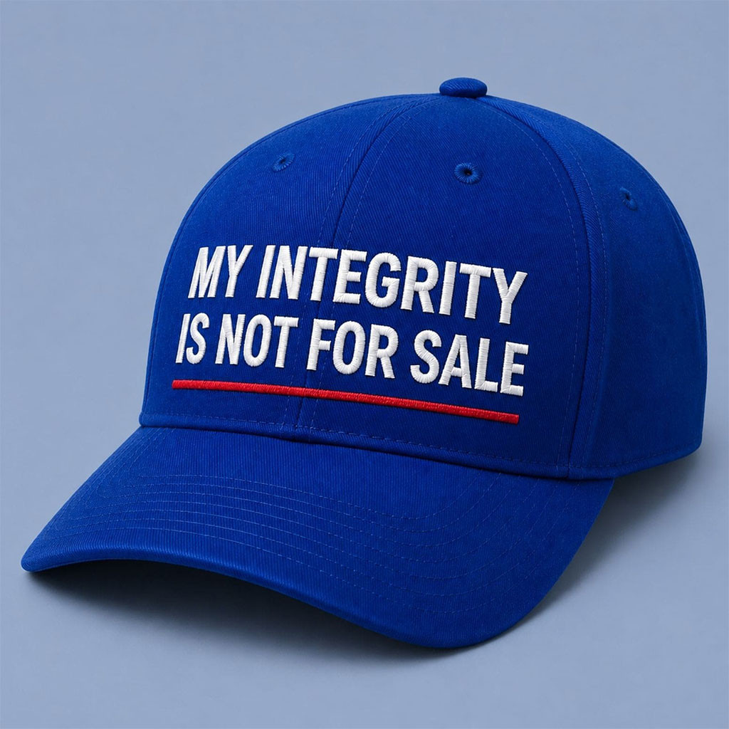 My Integrity Is Not For Sale Hat Embroidered Birthday Gift For Friends - Kdjoy