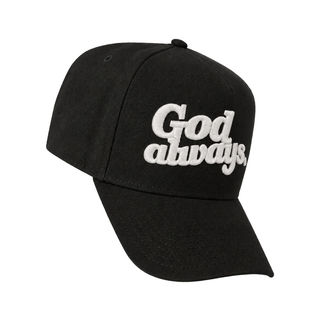 Mykael V Merch 2026 God Always Hat Embroidered Christian Hat Gift For DJ Lovers - Kdjoy