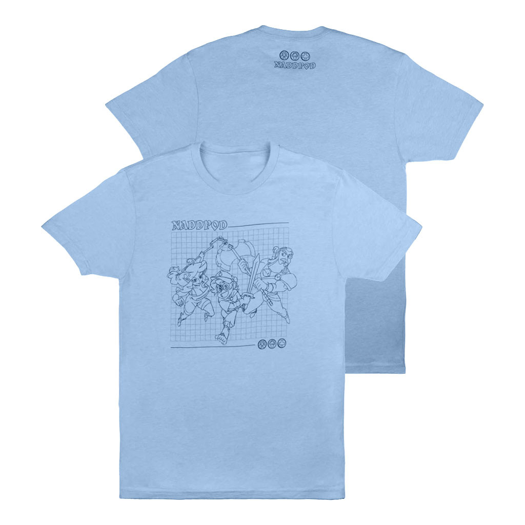 NaddPod Merch 2026 Sketch T-Shirt Unique Gift For Boyfriend Birthday - Kdjoy NaddPod Merch 2026 Sketch T-Shirt Unique Gift For Boyfriend Birthday - Kdjoy