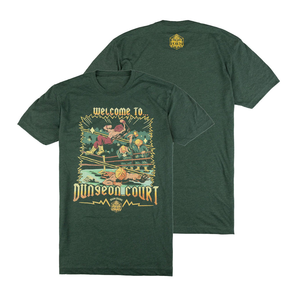 NaddPod Merch 2026 Welcome To Dungeon Court T-Shirt Present For Brothers - Kdjoy NaddPod Merch 2026 Welcome To Dungeon Court T-Shirt Present For Brothers - Kdjoy