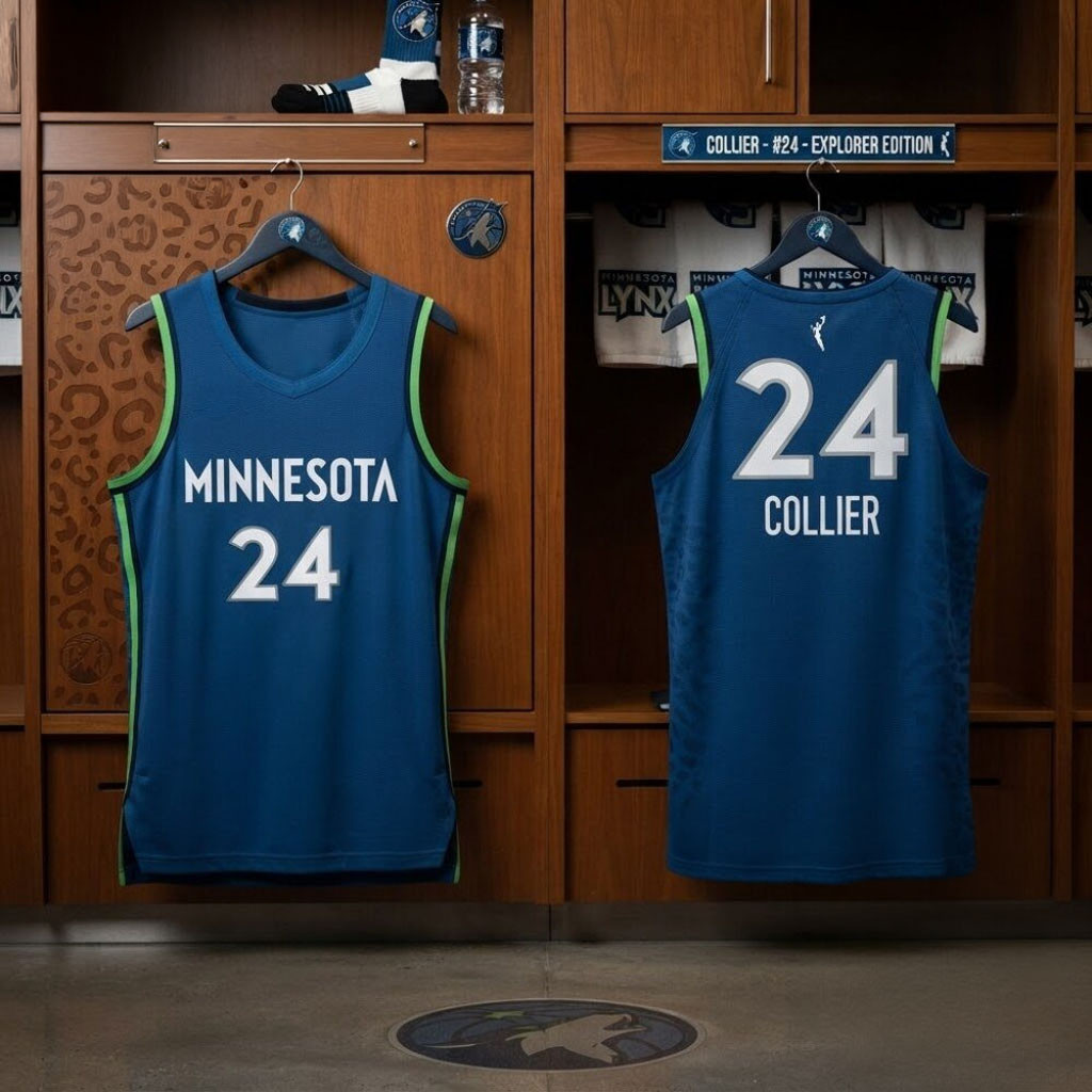 Napheesa Collier #24 Minnesota Lynx Swingman Jersey MN Lynx Merch Basketball Fan Gifts - Kdjoy