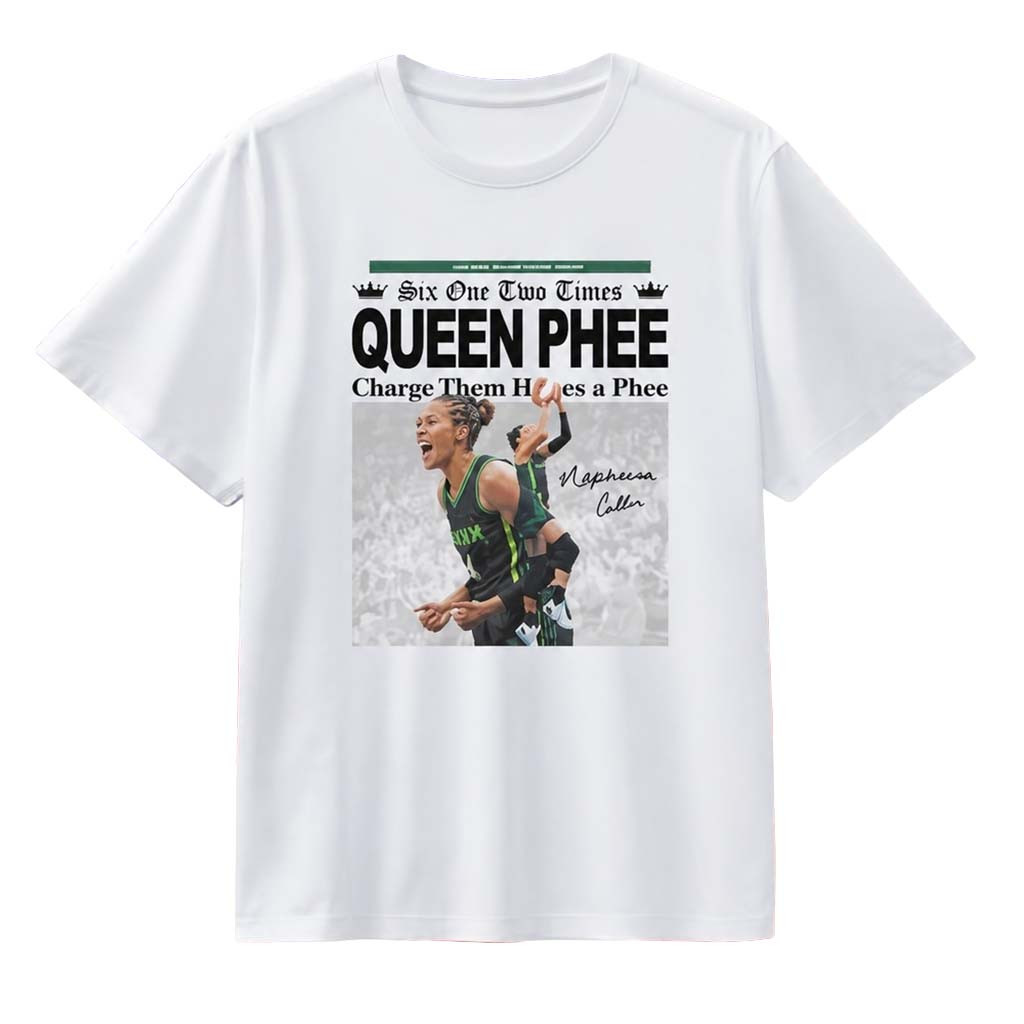 Napheesa Collier Queen Phee Minnesota Lynx WNBA Season Signature T-Shirt Minnesota Lynx Merch - Kdjoy