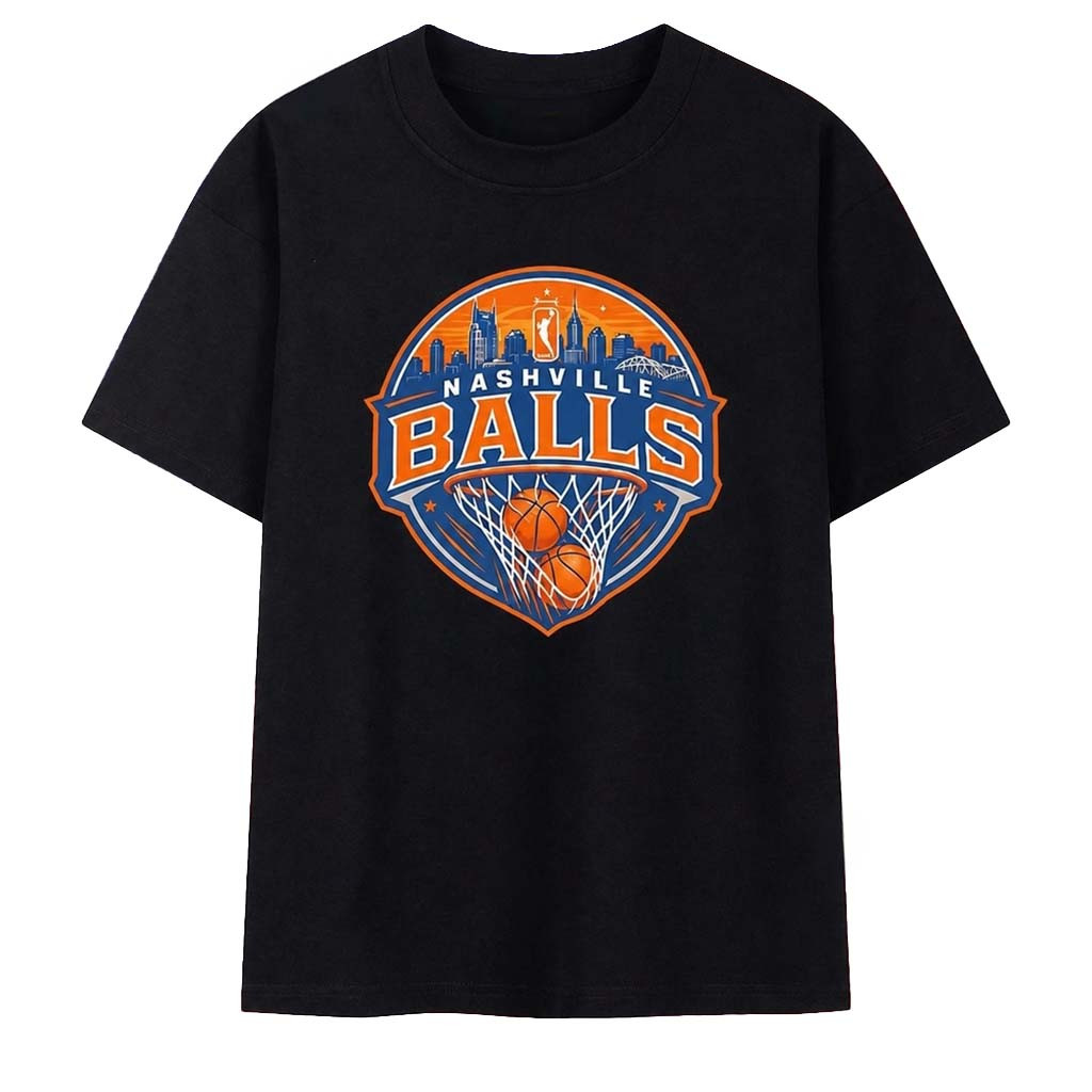 Nashville Balls WNBA Logo T-Shirt Nashville Balls Merch Gift for Basketball Lovers - Kdjoy Nashville Balls WNBA Logo T-Shirt Nashville Balls Merch Gift for Basketball Lovers - Kdjoy