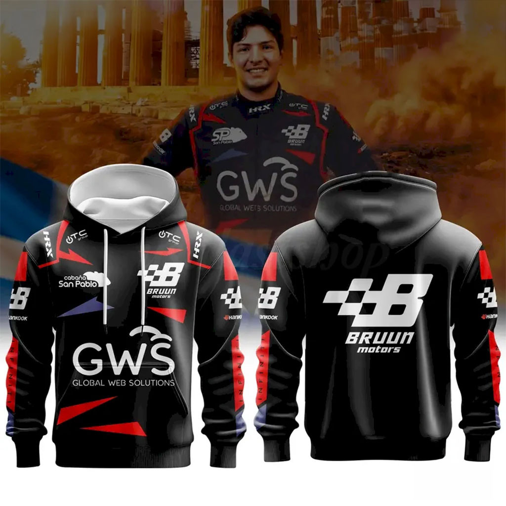 Nataniel Bruun WRC3 Racing Hoodie 2026 Nataniel Bruun Merch Cool Gift For Racing Lovers - Kdjoy