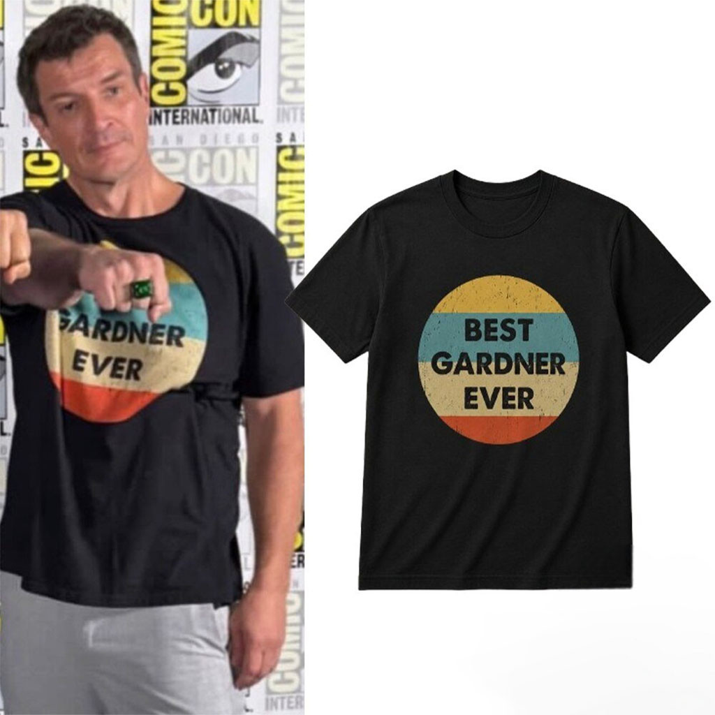 Nathan Fillion At SDCC 2026 Best Gardener Ever Shirt Nathan Fillion Merch Present For Him - Kdjoy