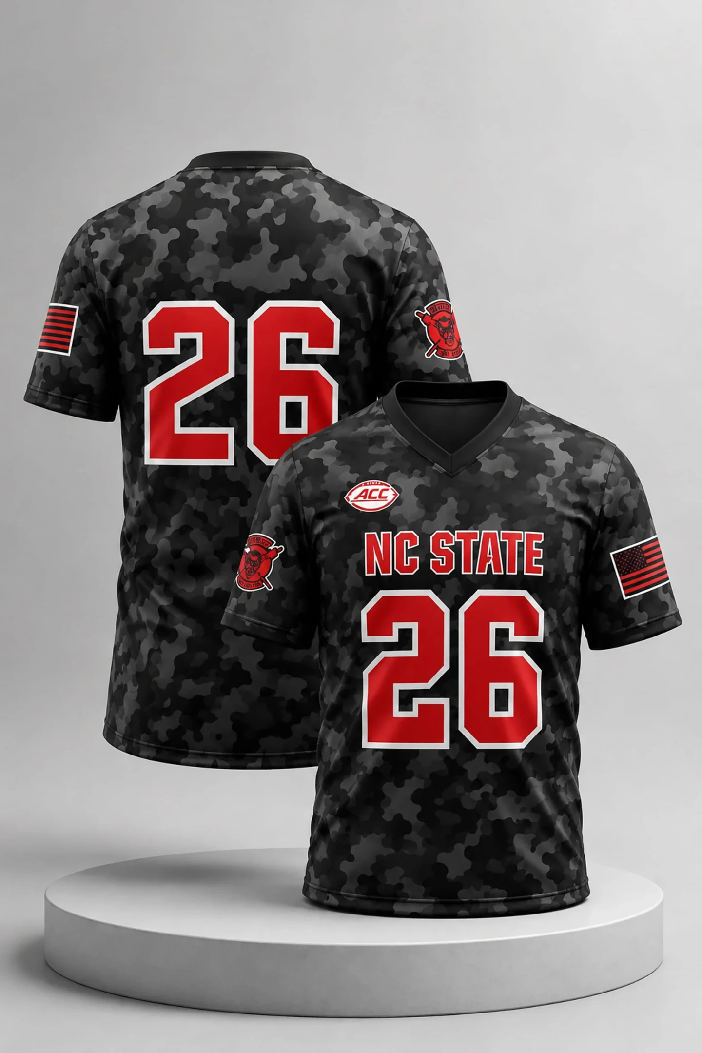 NC State Wolfpack Military Appreciation Jersey Game Day Apparel NC State Wolfpack Fans Gifts - Kdjoy