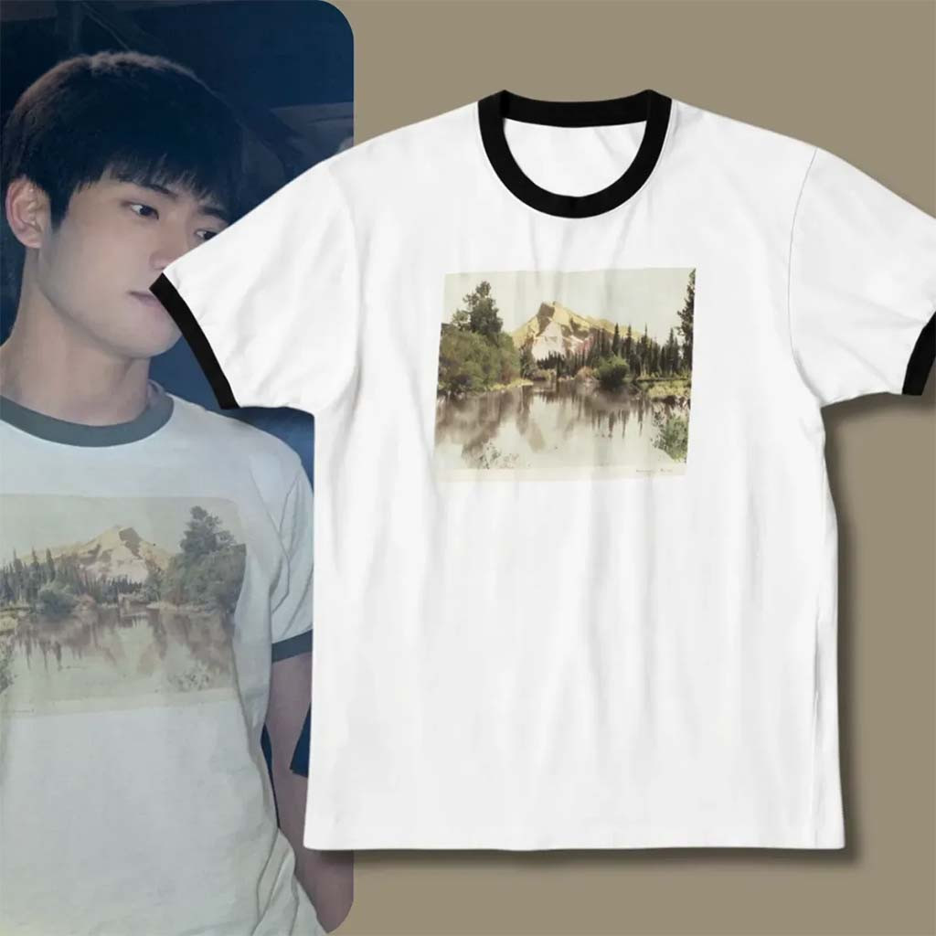 NCT 127 Jaehyun Kapital Lake Ringer Graphic T-Shirt Best Gifts For Friends - Kdjoy