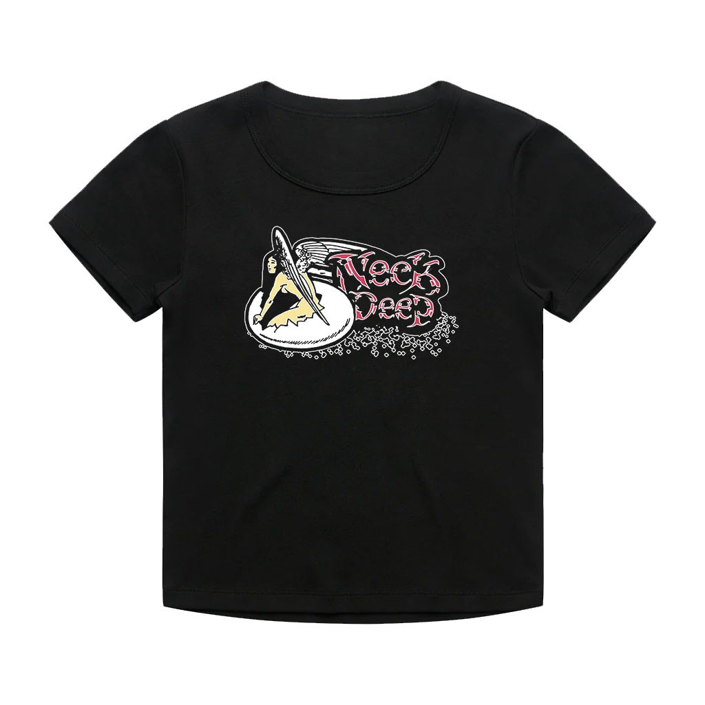 Neck Deep Merch 2026 Angel's Egg Baby Tee Pop Band Fan Apparel Gift For Her - Kdjoy