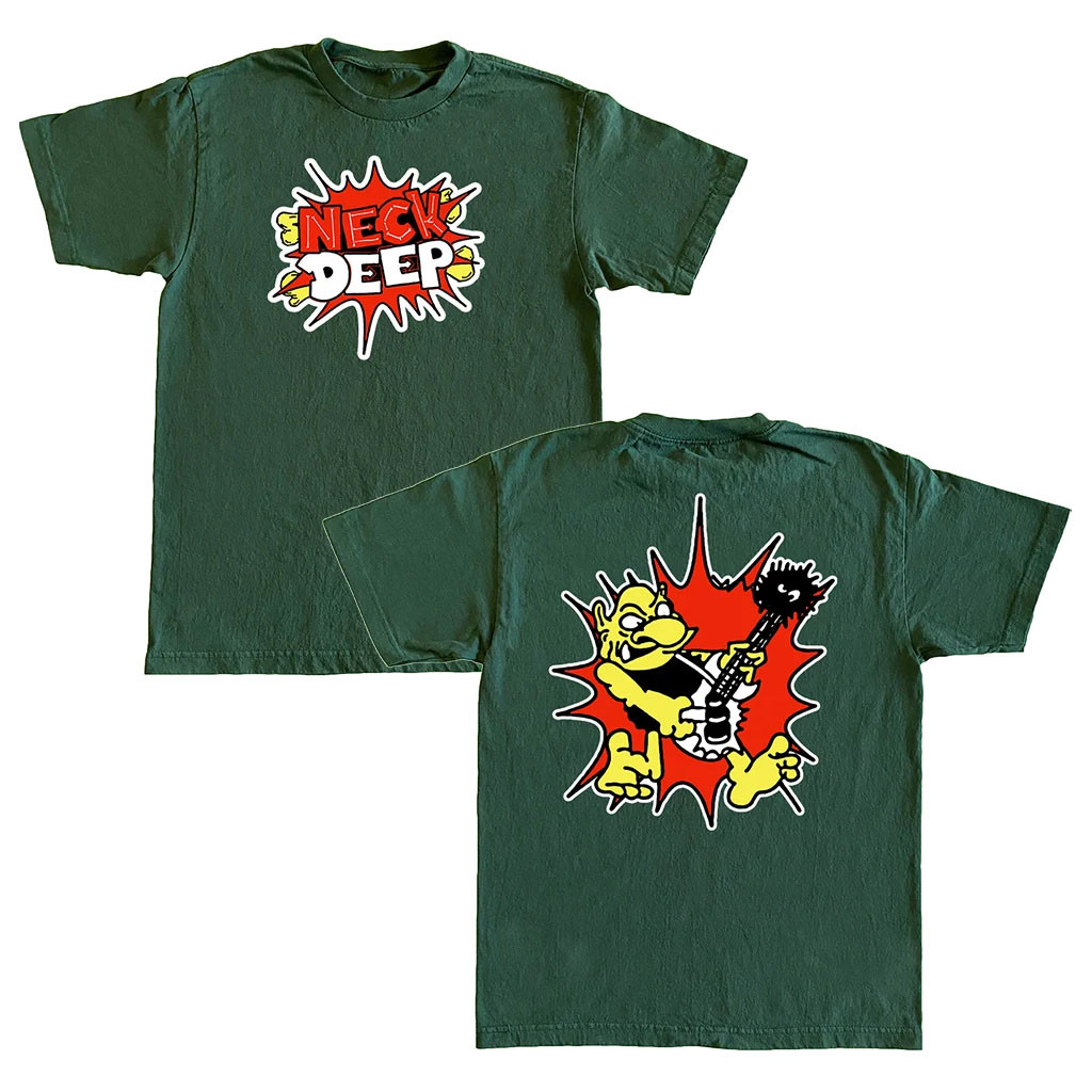 Neck Deep Merch 2026 Orc Shredder T-Shirt Gift Ideas For Music Lovers - Kdjoy Neck Deep Merch 2026 Orc Shredder T-Shirt Gift Ideas For Music Lovers - Kdjoy