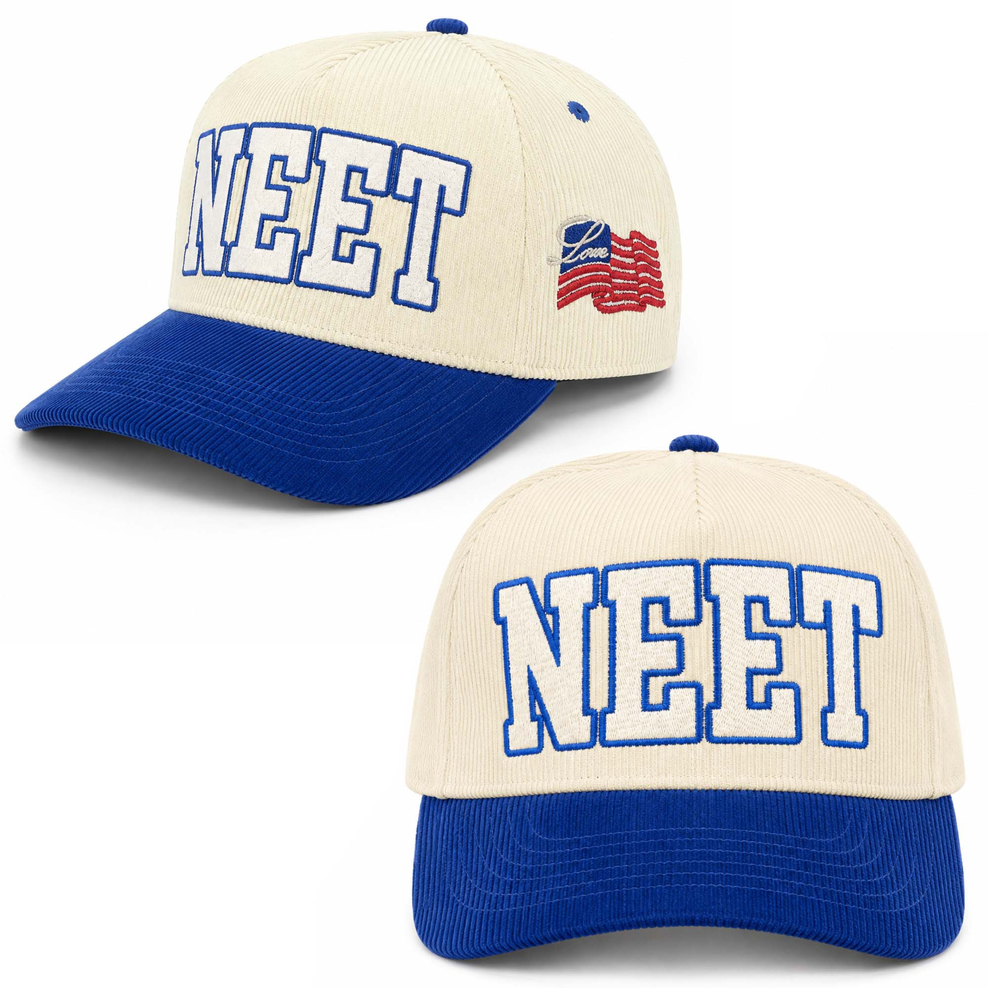 Neet Love American Flag Hat Embroidered Birthday Presents For Boyfriend - Kdjoy Neet Love American Flag Hat Embroidered Birthday Presents For Boyfriend - Kdjoy